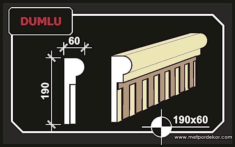 Dumlu Desenli Kat Silme Profili