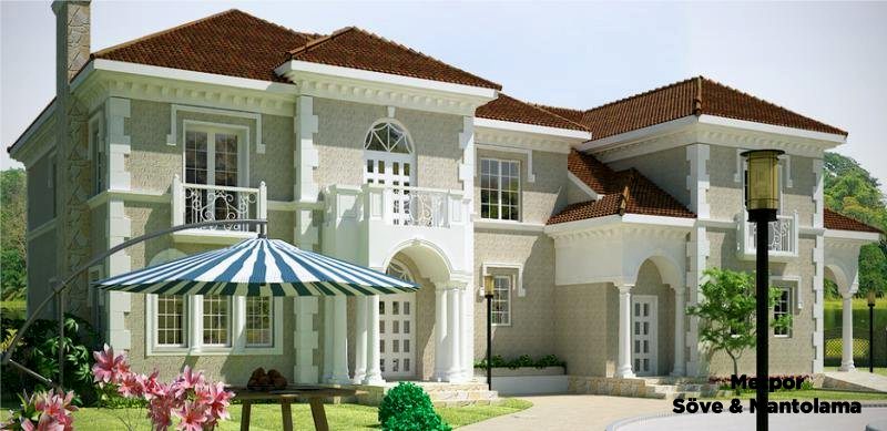 Dış Cephe Kaplamalı Villa Görselleri Dış cephe kaplamalı villa örneği