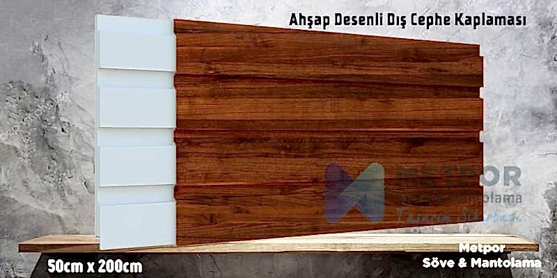 Beşiktaş Villa Ahşap Görünümlü Dış Cephe Kaplama - Metpor Dekor